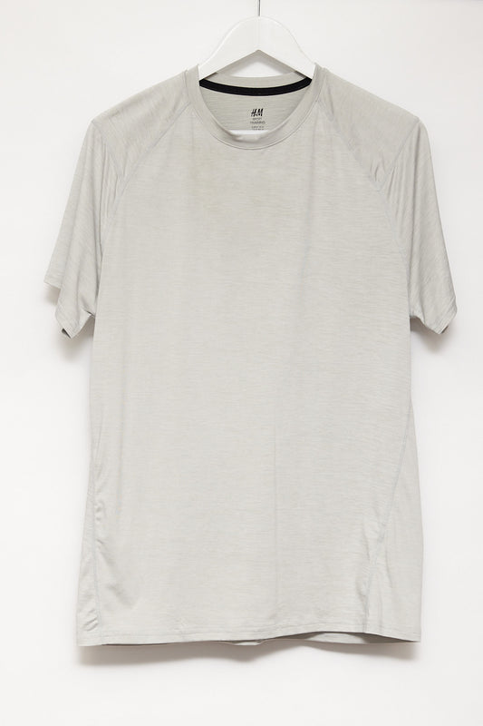 Mens H&M Grey Sports Top: Size Medium