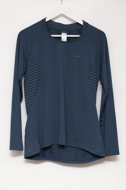 Womens Quechua Grey Sport top: Size Small