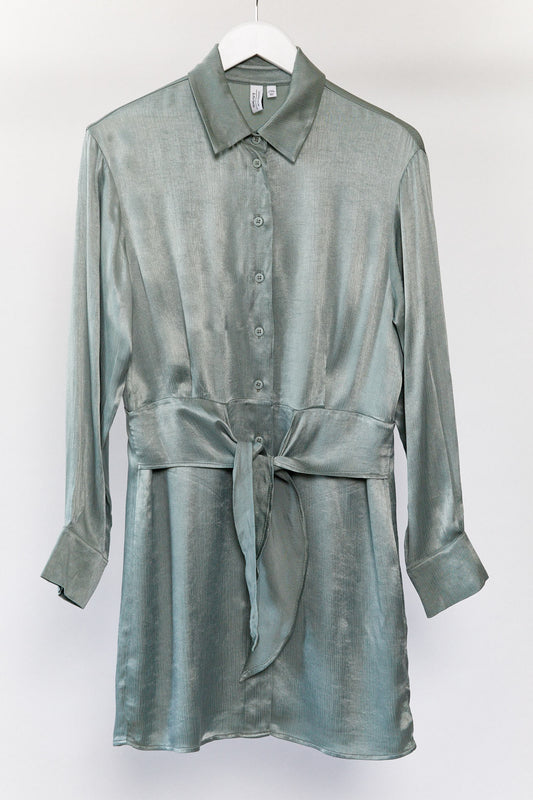 Womens & Other Stories Green Shirt dress Size Small