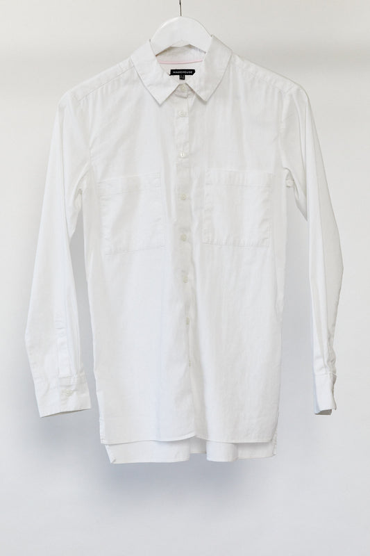 Womens Warehouse white shirt size 8 or small