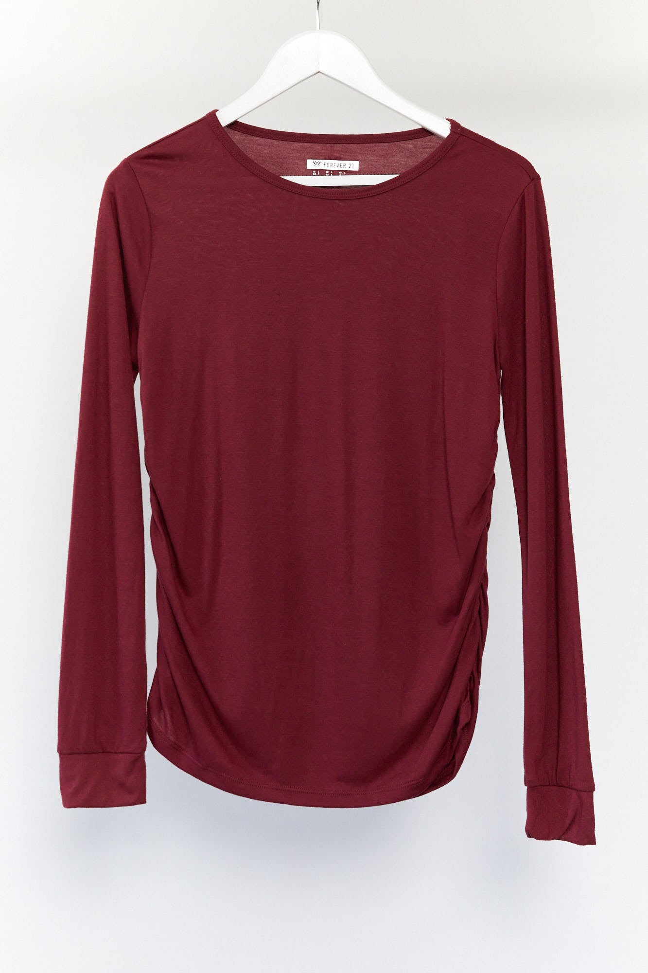 Womens Red Forever 21 Sport Top Size Small