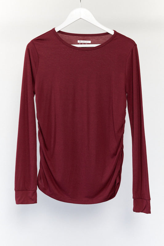 Womens Red Forever 21 Sport Top Size Small