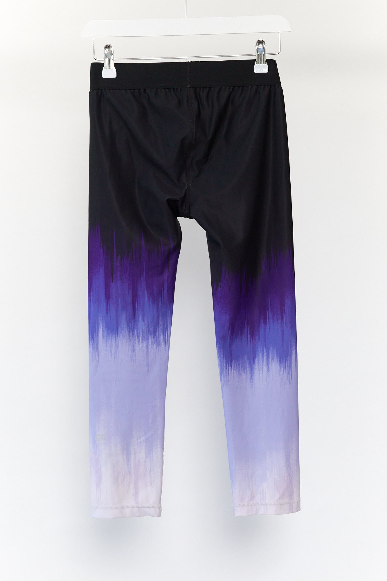 Black & Purple Sport Legging Size Small