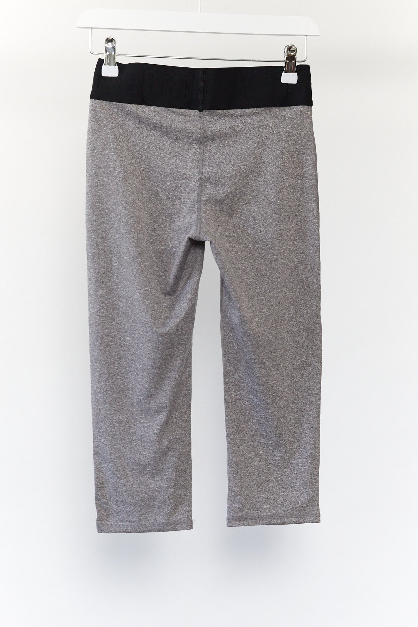 Womens Cropped Grey Legging Size Small