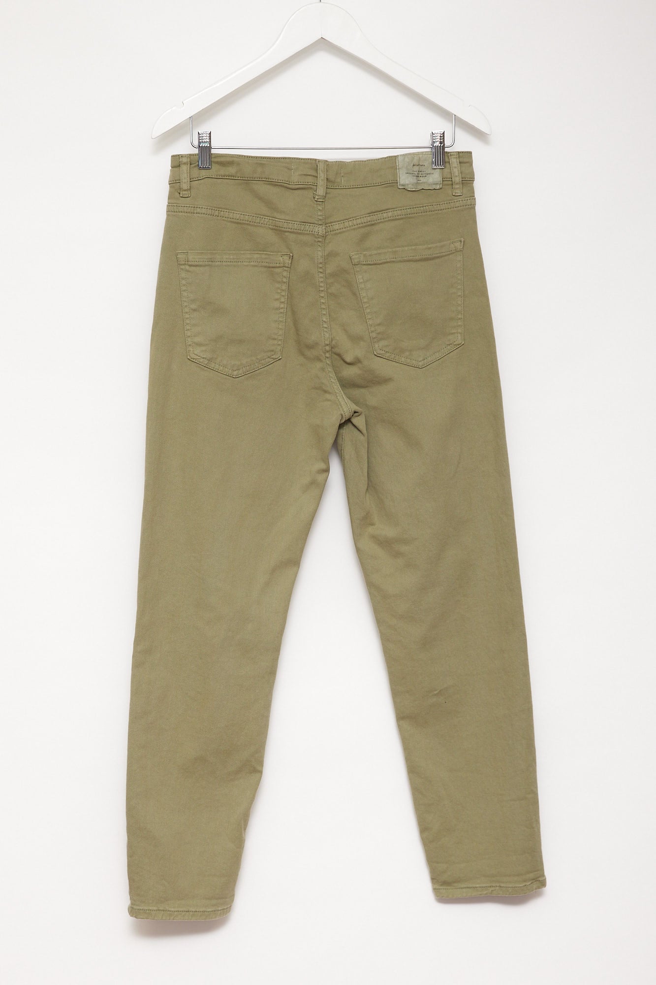 Womens Stradivarius Khaki Chino trousers size 12