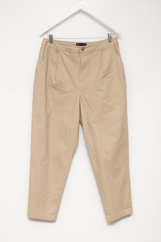 Womens ASOS Design beige chinos size 14