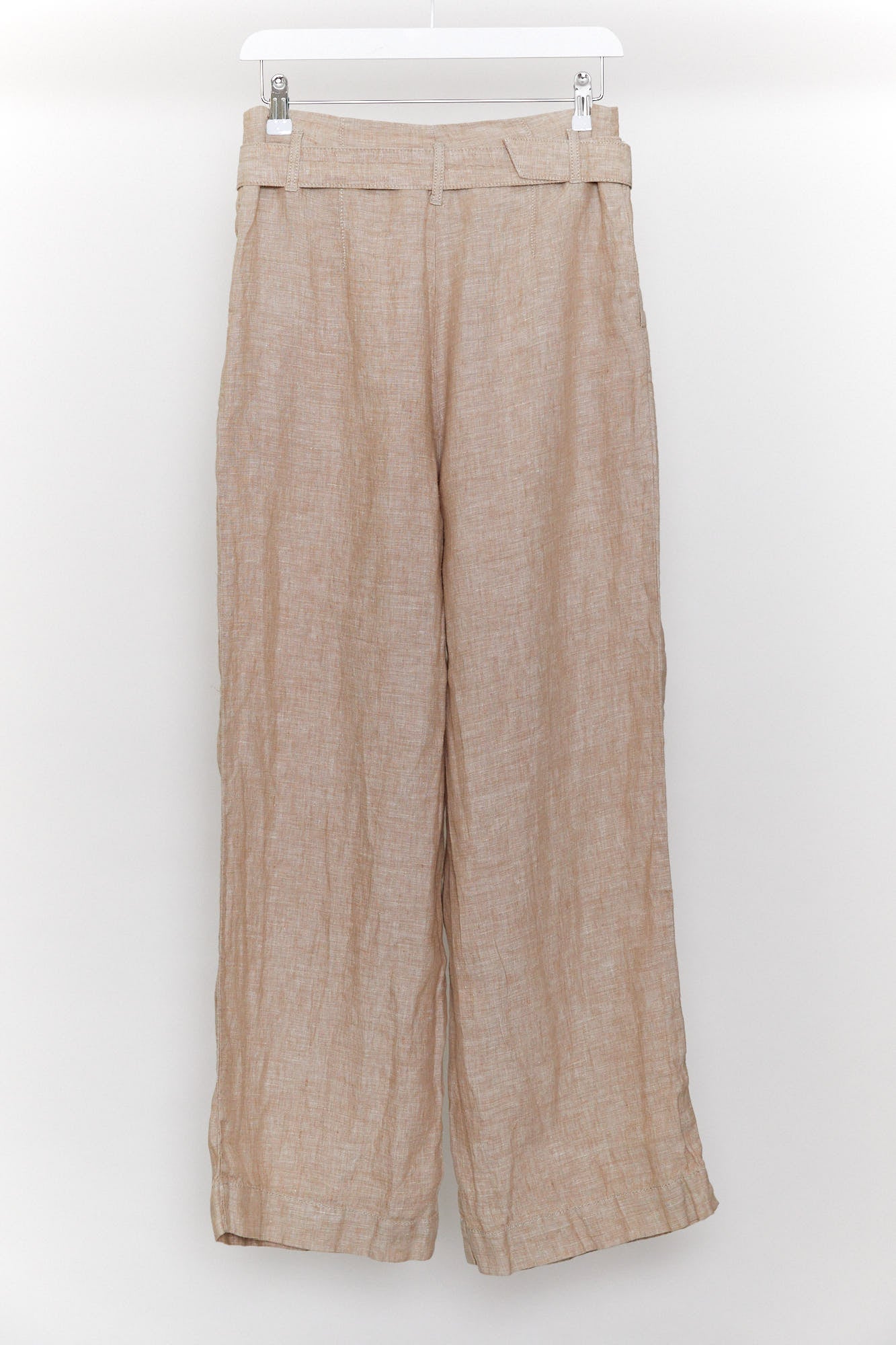 Womens beige Linen M&S trouser size 10