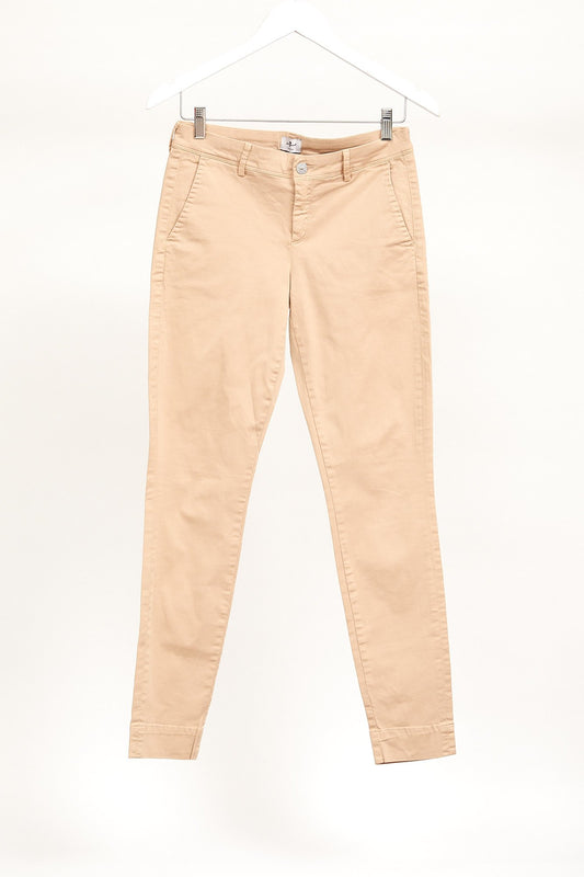 Womens 7 for All Mankind Beige Trousers: Size 8 or Small