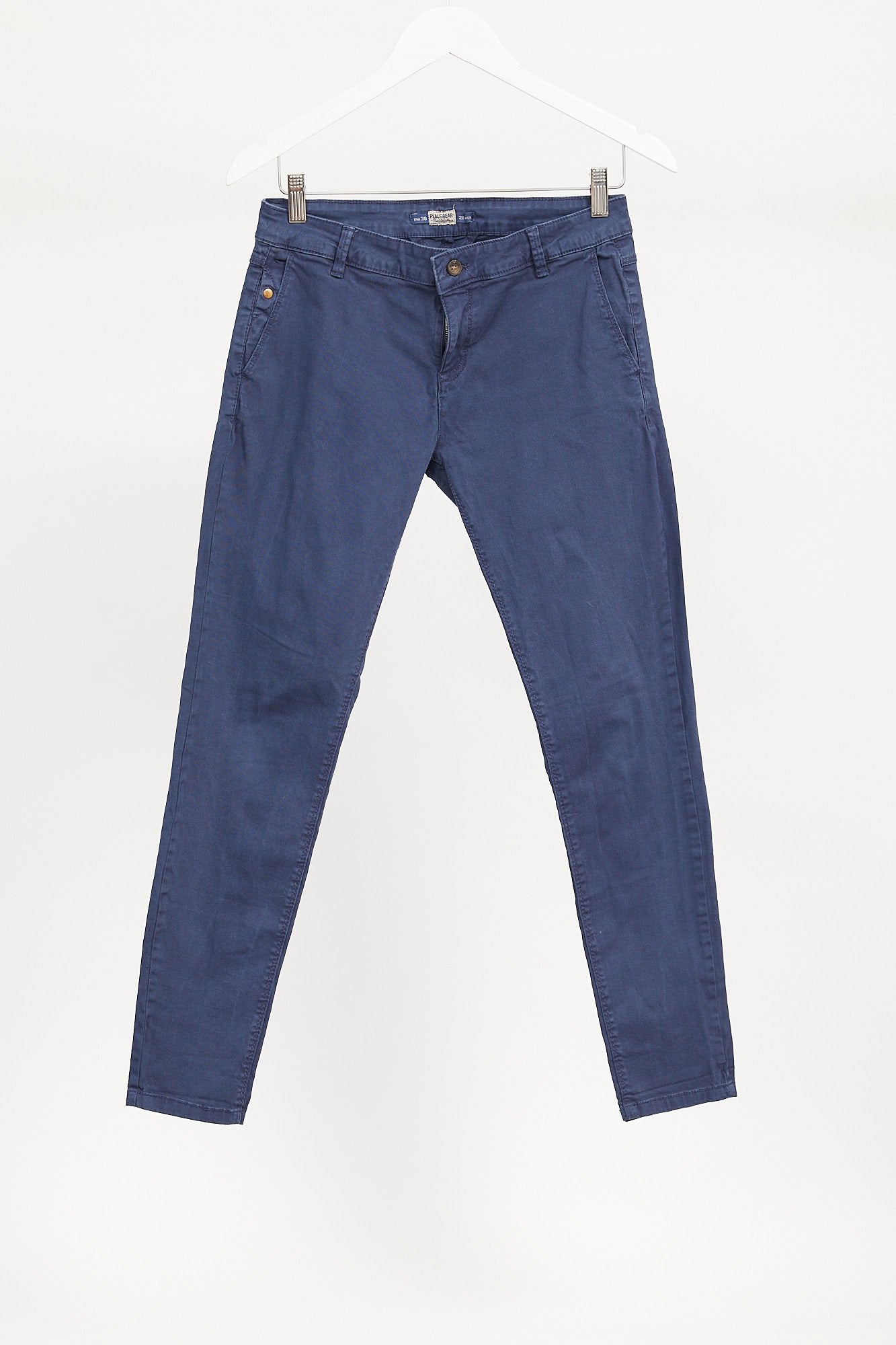 Womens Navy Pull & Bear Trouser: Size Small