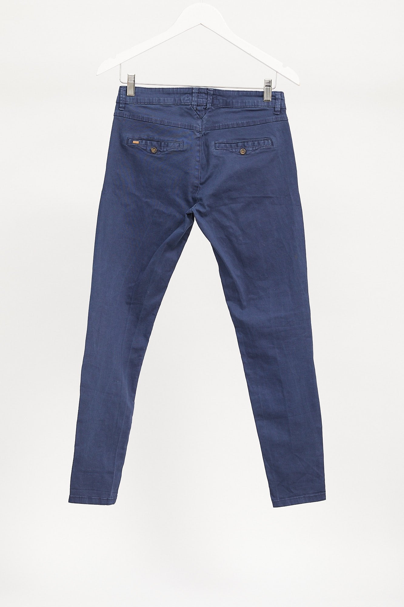 Womens Navy Pull & Bear Trouser: Size Small