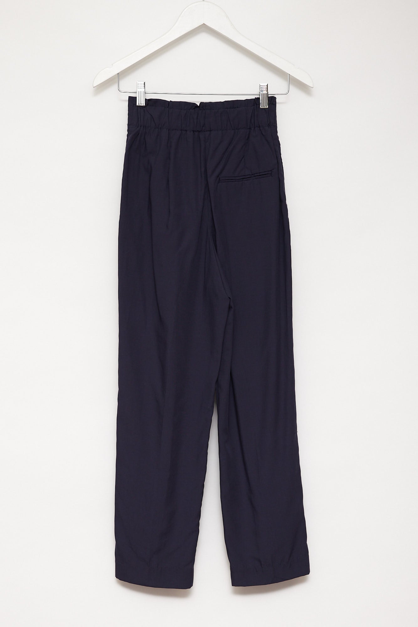 Womens Mango Navy High Waisted Trouser Size Extra Small