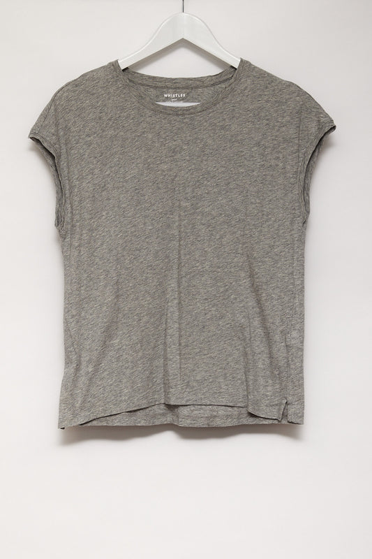 Womens Whistles Grey T-shirt size small