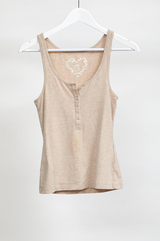Womens H&M Brown Vest: Size Small