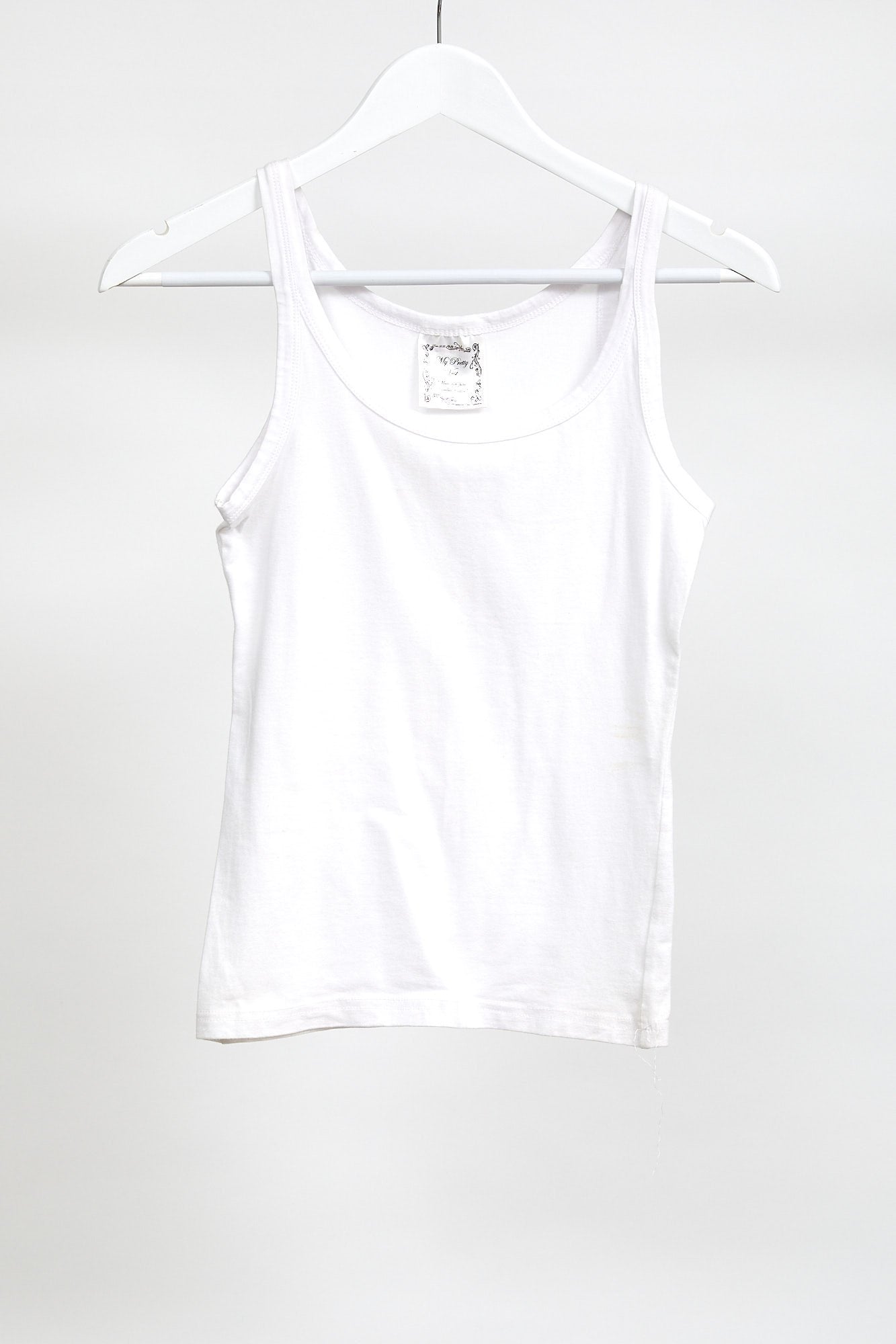 Womens White Vest: Size Small