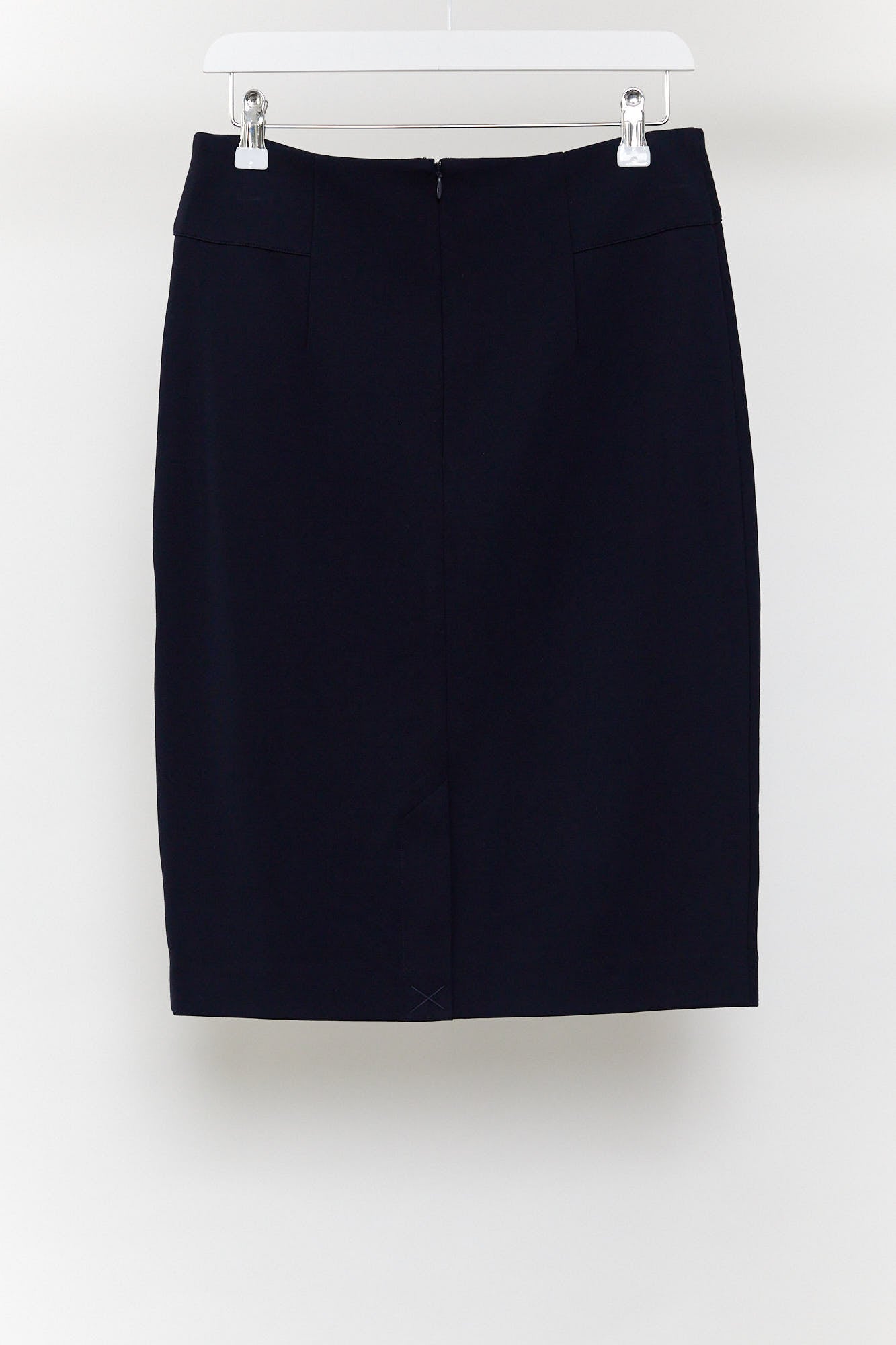 Womens John Lewis Navy pencil skirt size small