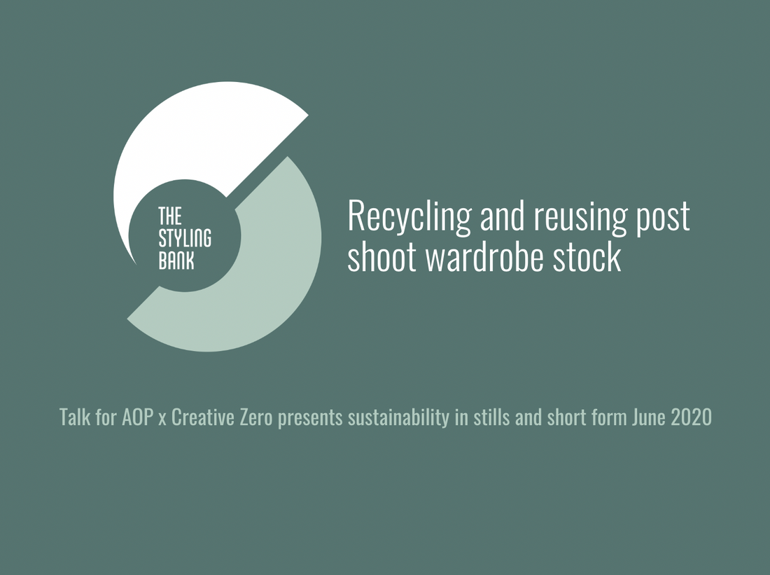 The Styling Bank for AOP x Creative Zero Sustainability in Stills and short form