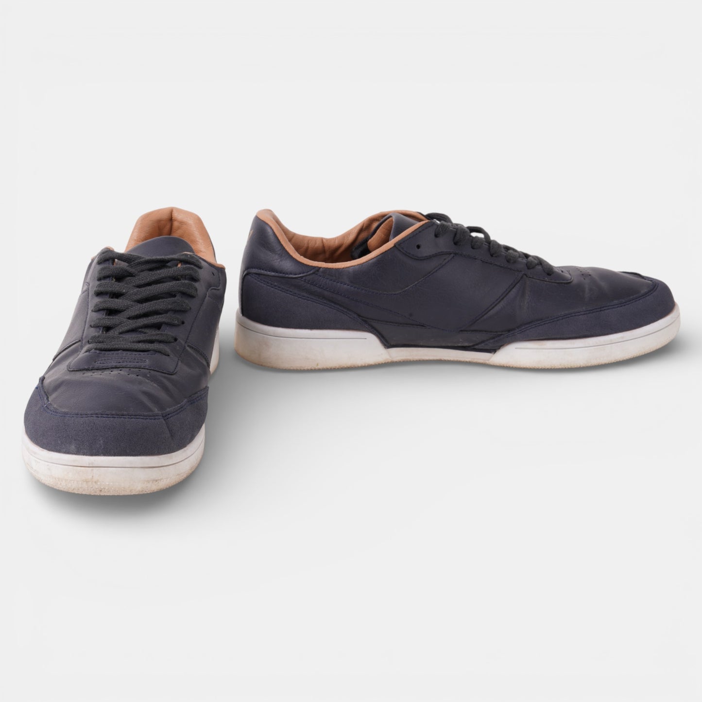 Navy Lace up trainers Size 11