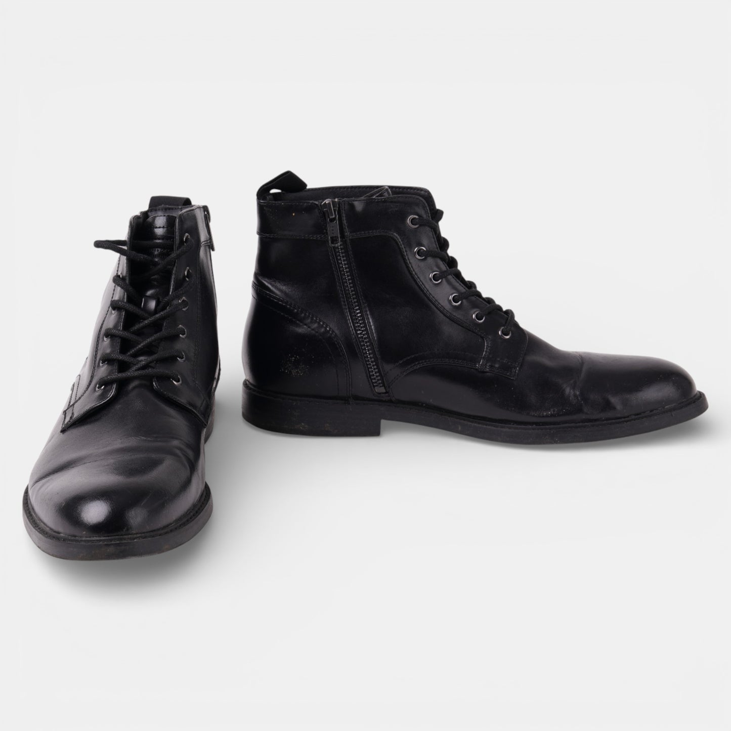 Black Lace up Boots size 11