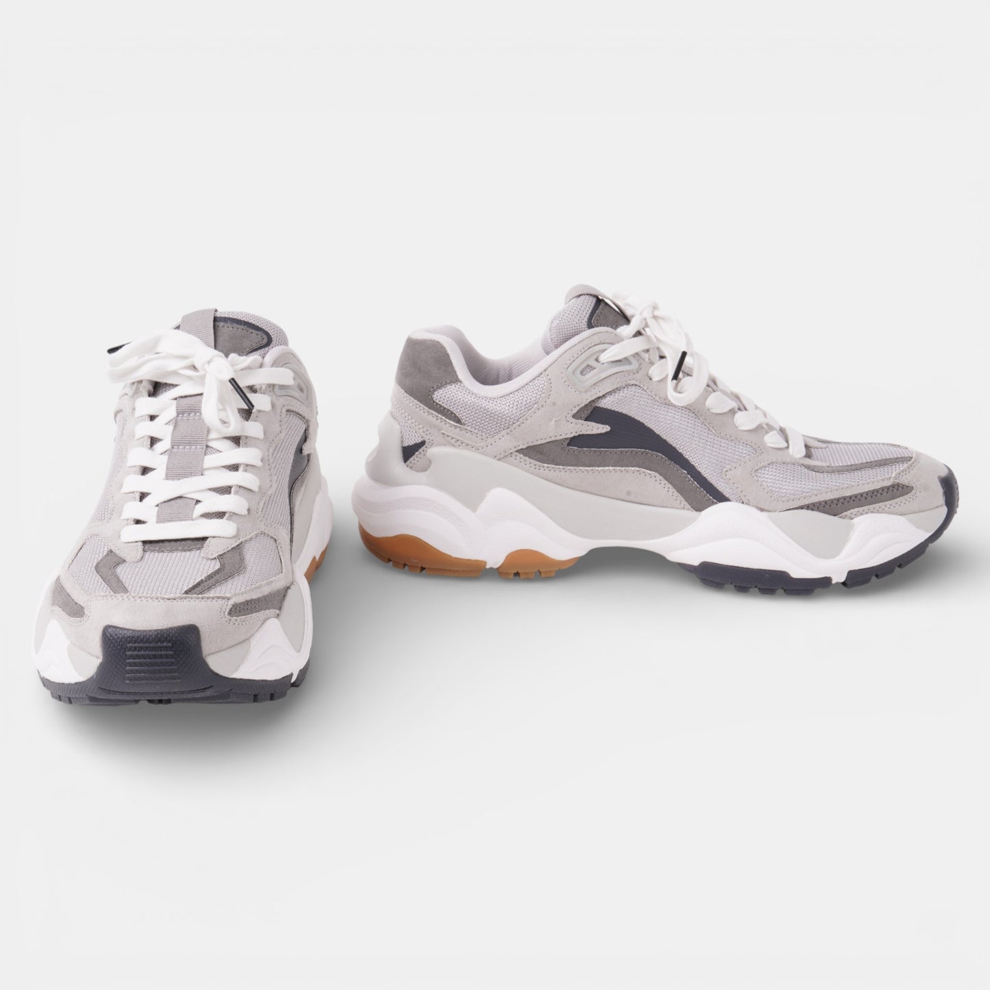 Grey & White Sport trainers Size 10