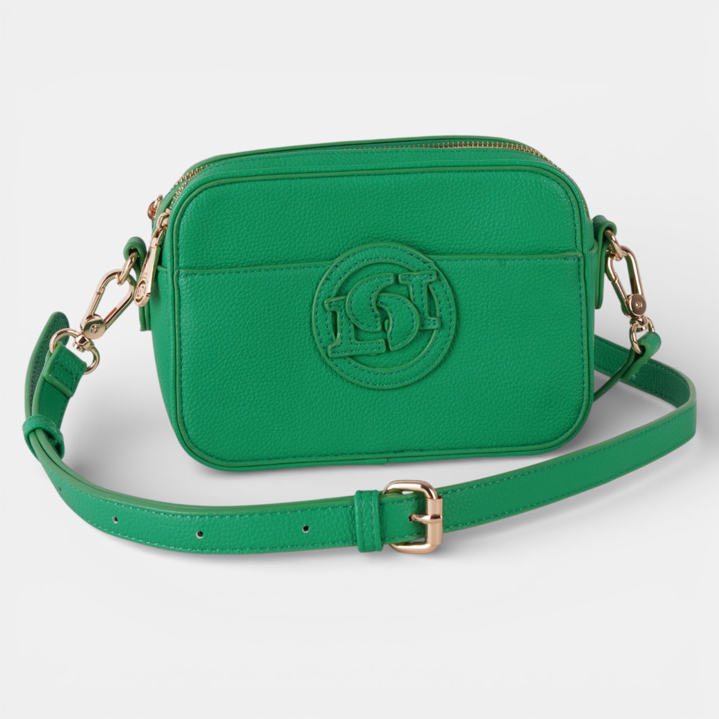 Green Leather Crossbody Bag
