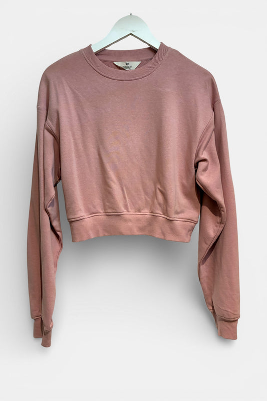Womens H&M Pink Sweatshirt Size Small