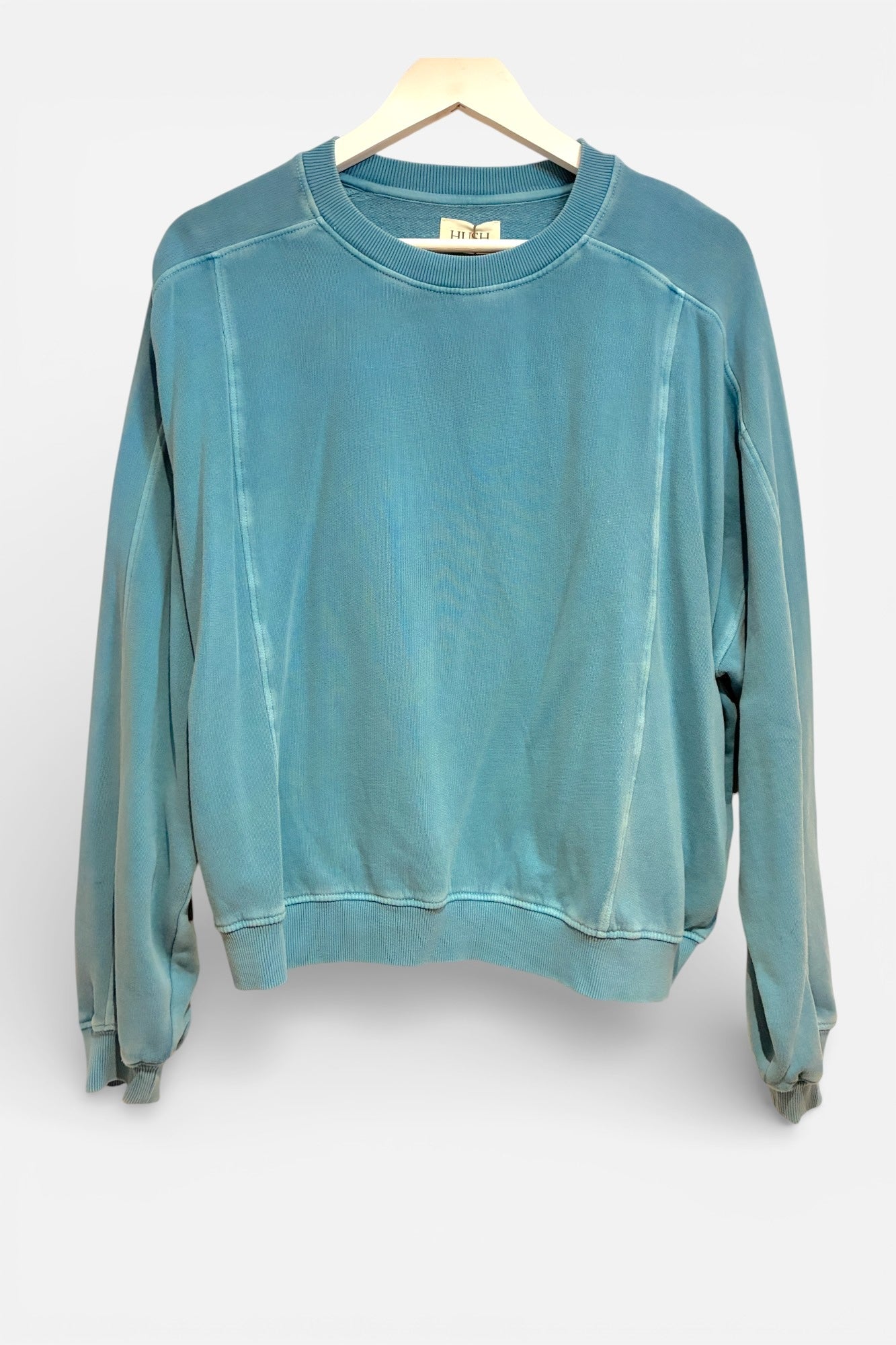 Womens Hush Turquoise Sweatshirt Size Small