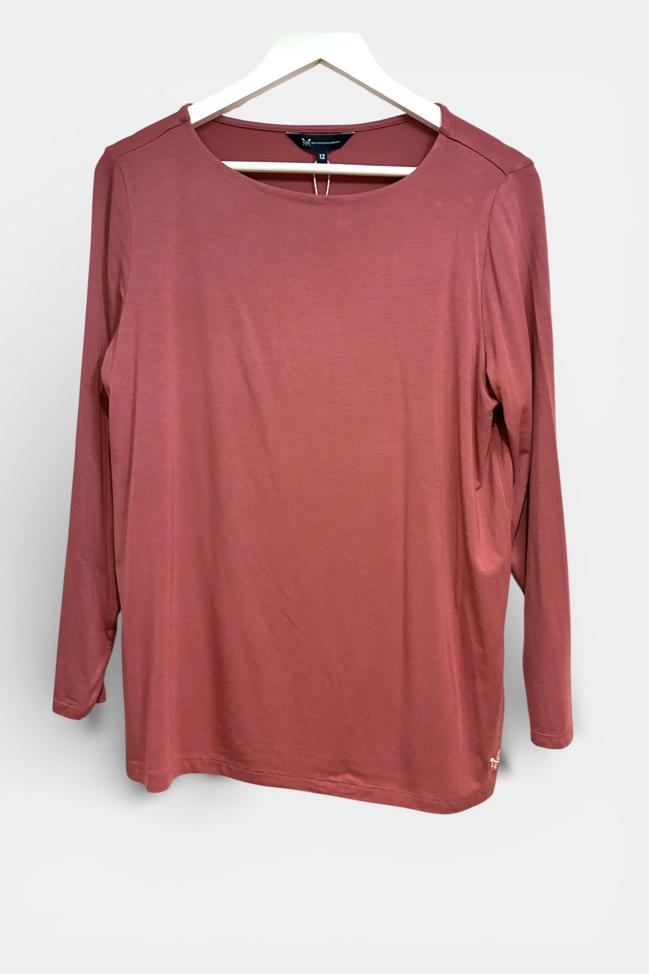 Womens Crew Clothing Pink Long Sleeve Top Size 12