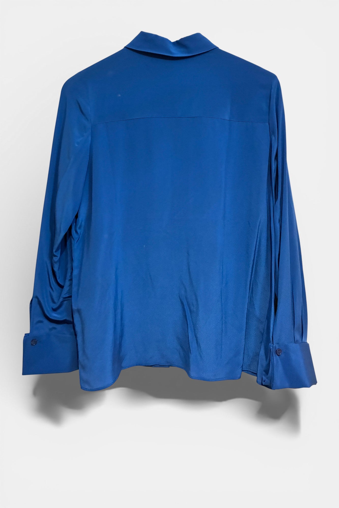 Womens Whistles Blue silk Blouse Size Small