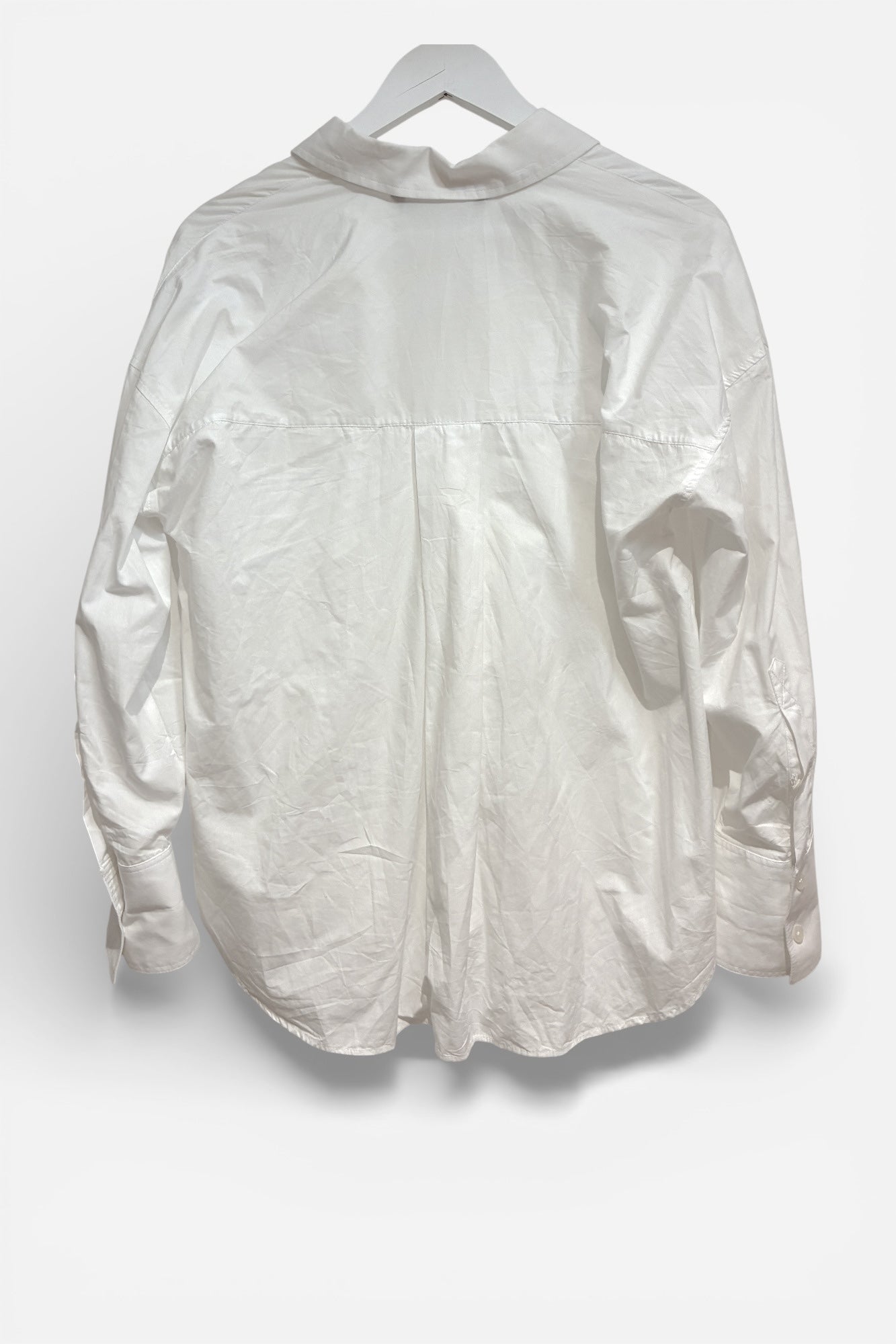 Womens Zara White Loose fit Shirt Size Small