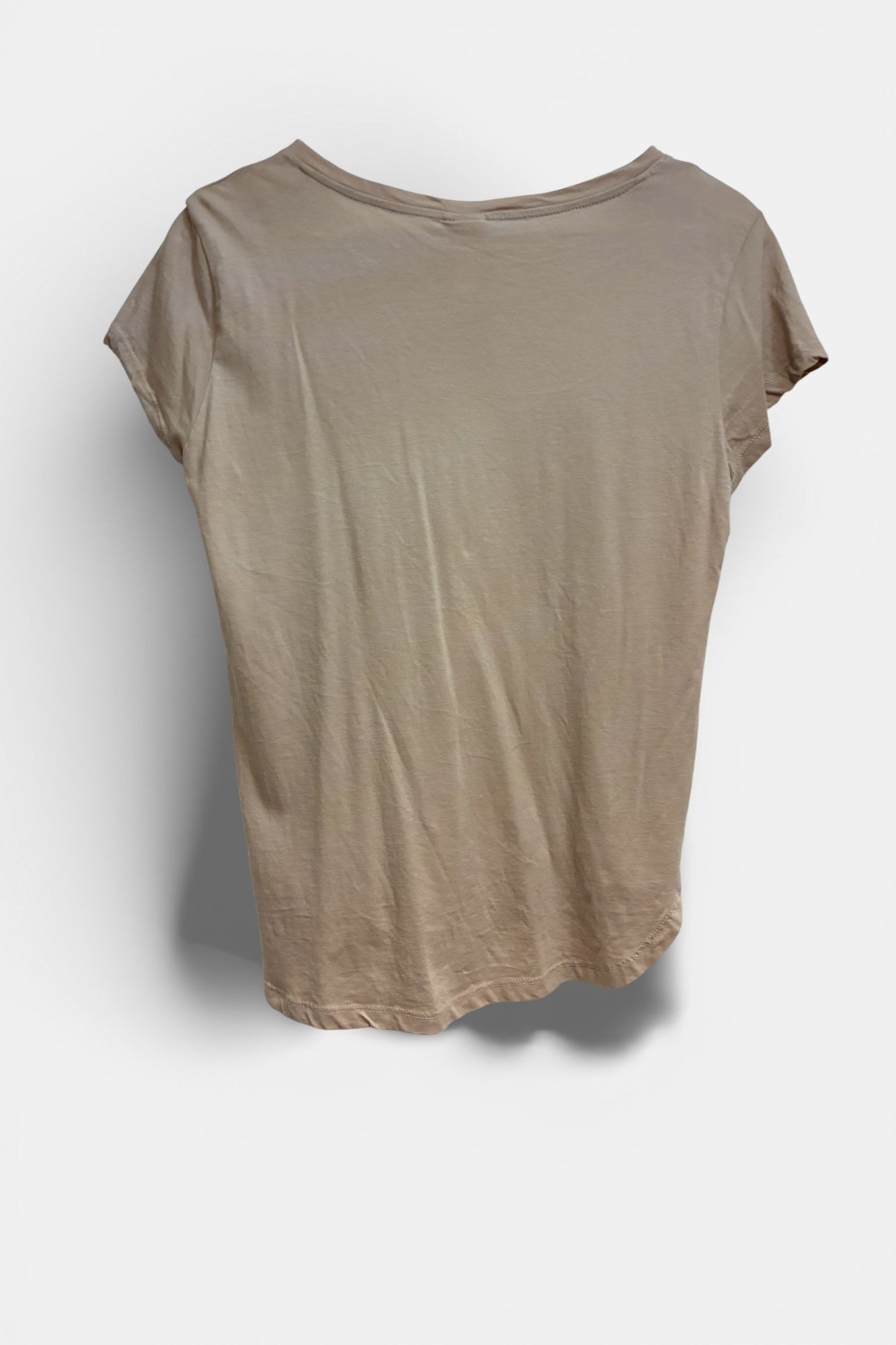 Womens H&M Light Brown T-Shirt Size Small