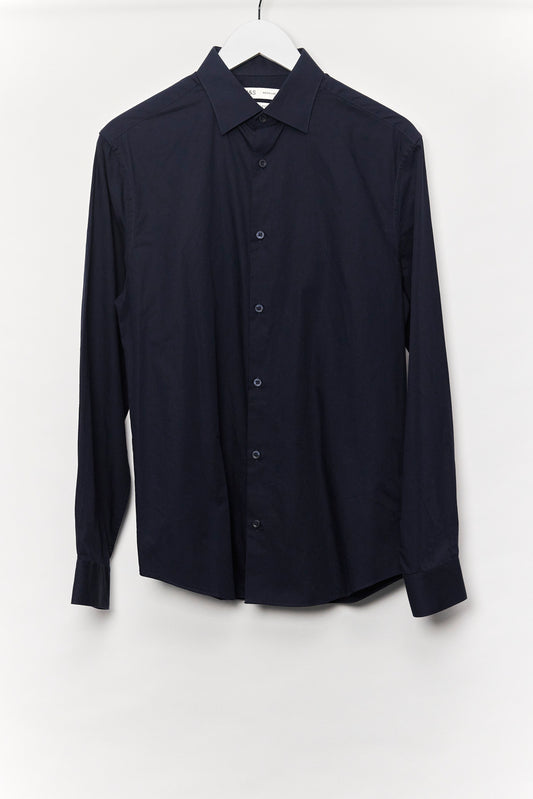 Mens M&S Navy Shirt Size Small