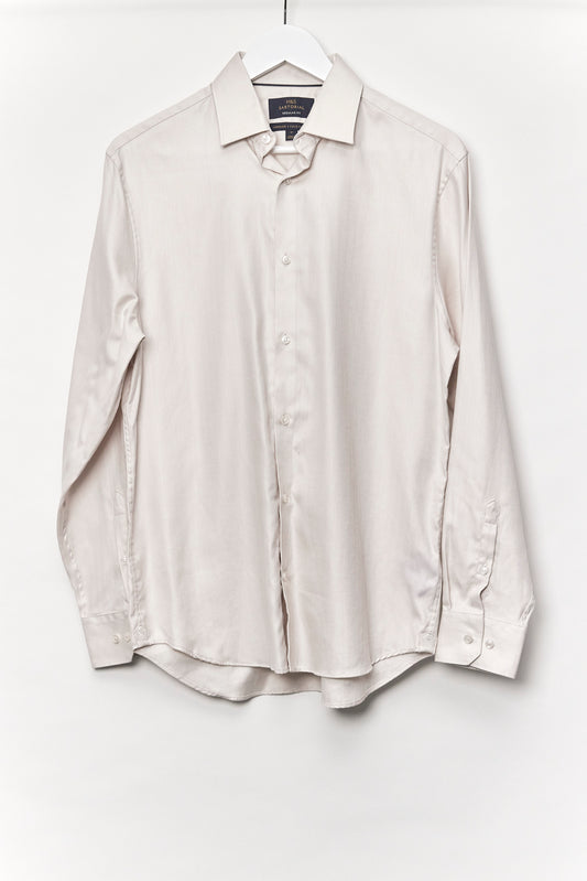 Mens M&S Oyster White Shirt Size Small