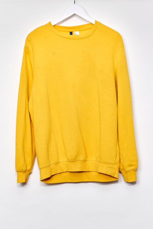 Mens H&M Yellow Sweatshirt size Medium