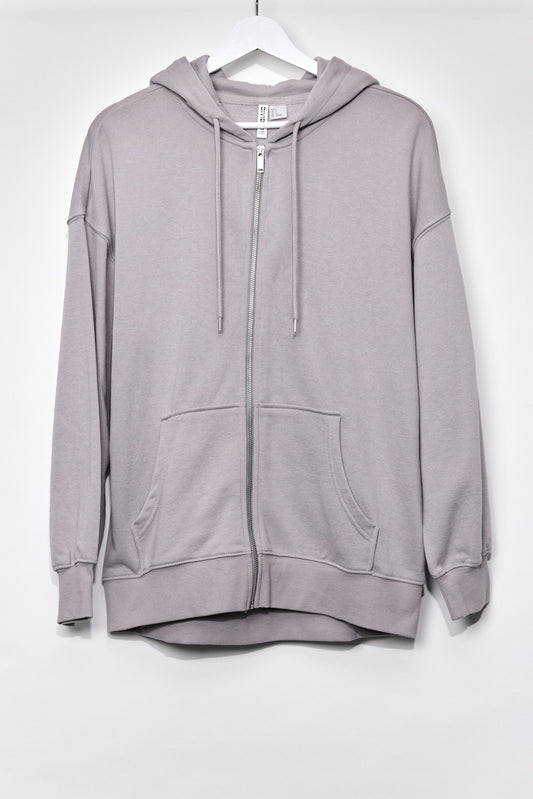 Mens H&M Grey Zip up Hoodie size Small