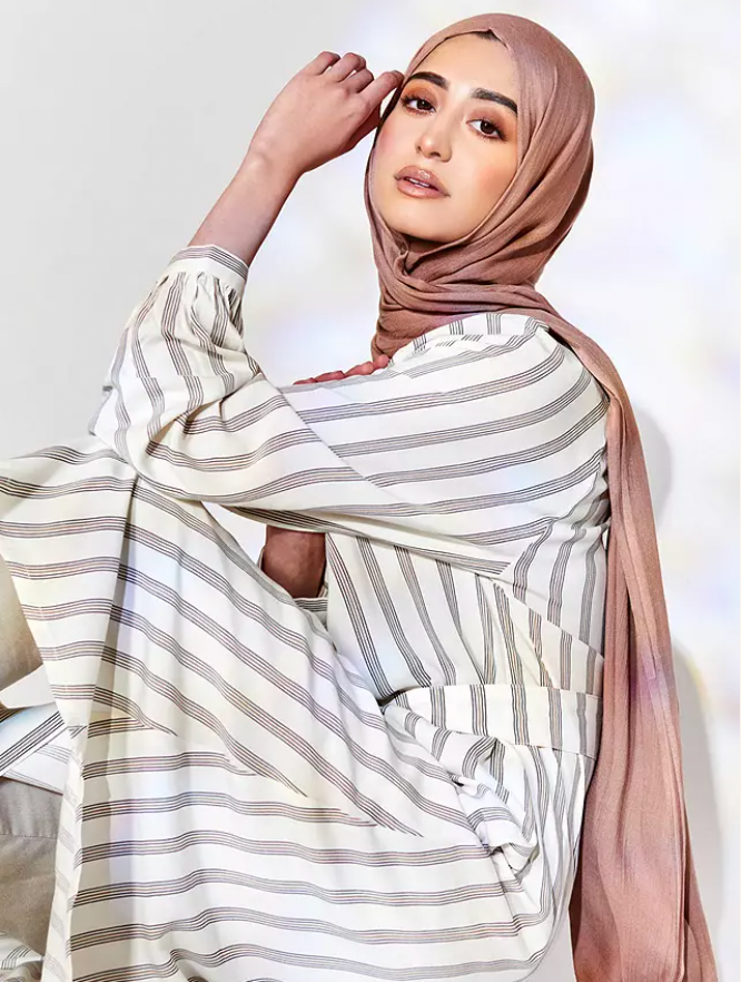 Womens Aab Shima Striped Midi Dress size medium