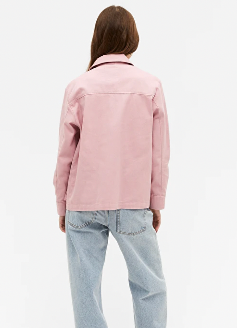 Womens Monki Pink Utility Jacket size small