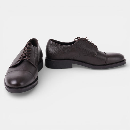 Dark Brown Derby Shoes size 8