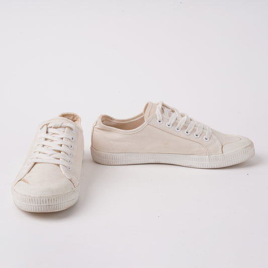 Cream Canvas Sneakers size 39 or UK 6