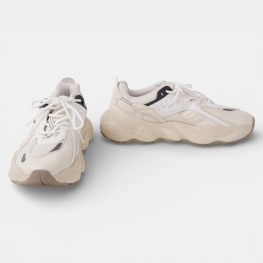 White Chunky trainers Size 8