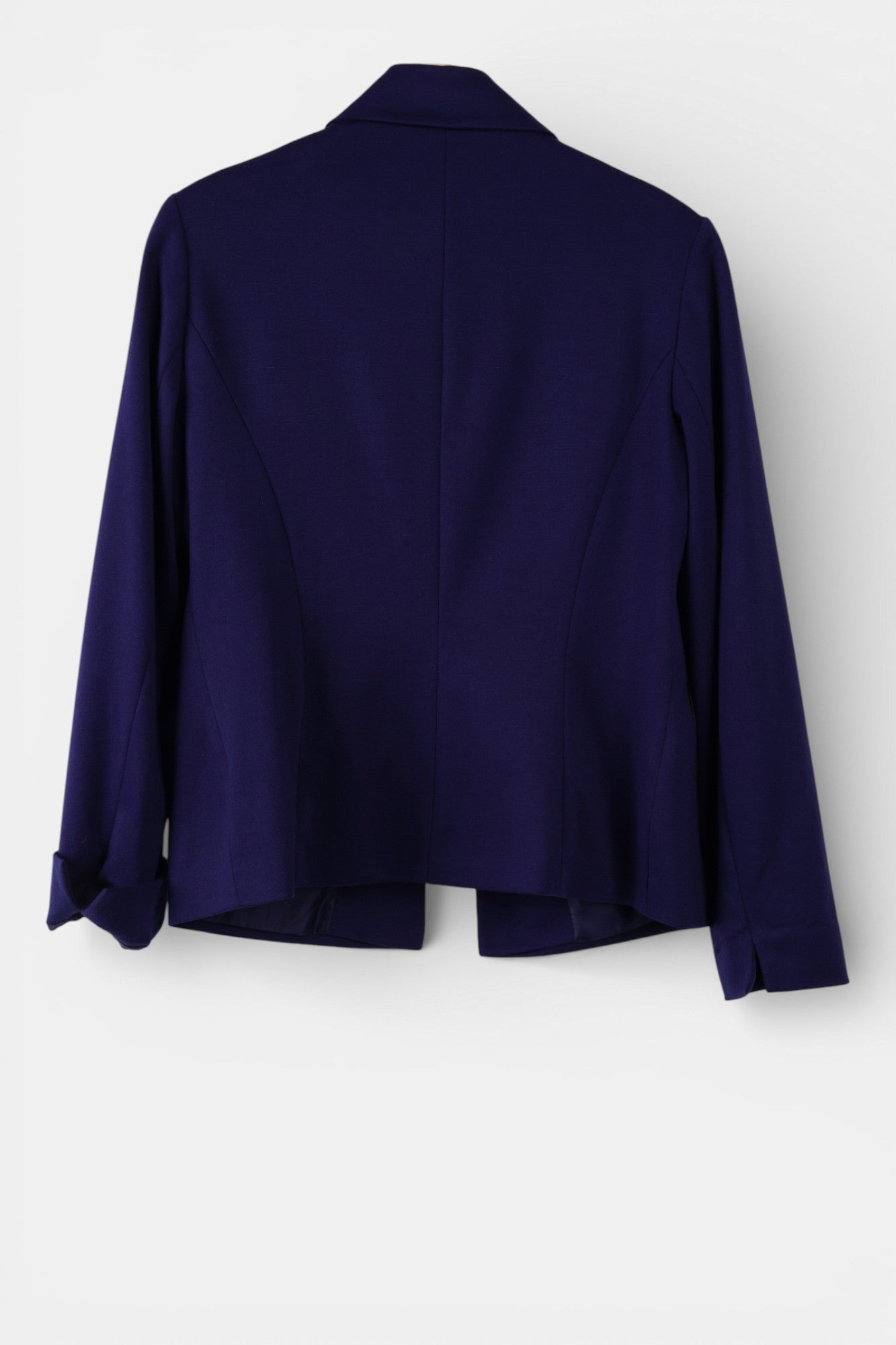 Womens Miss Selfridge Blue Jersey Blazer Size 10