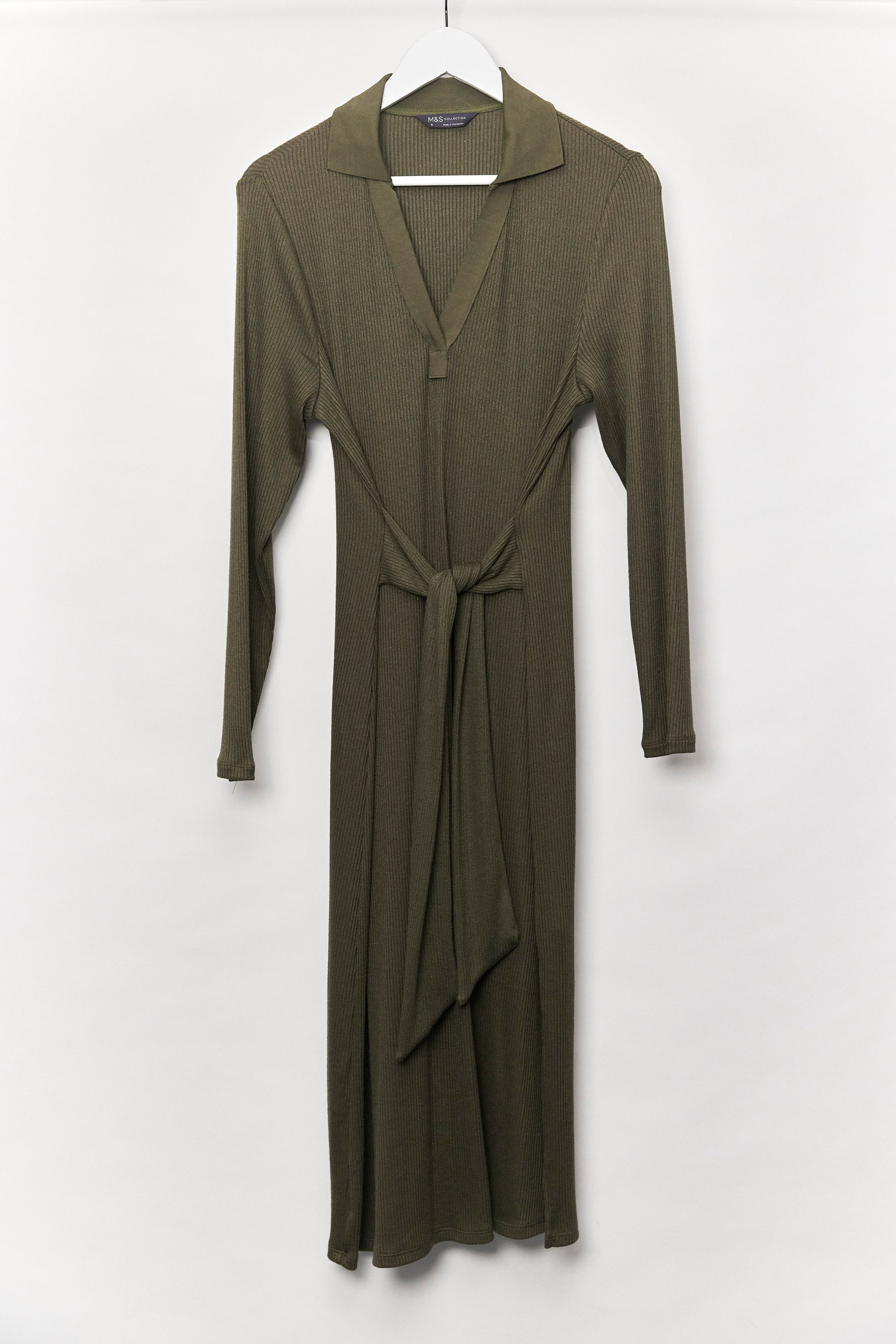Womens Marks & Spencer Khaki knit dress size 18 thestylingbank Womens Marks & Spencer Khaki knit dress size 18 thestylingbank