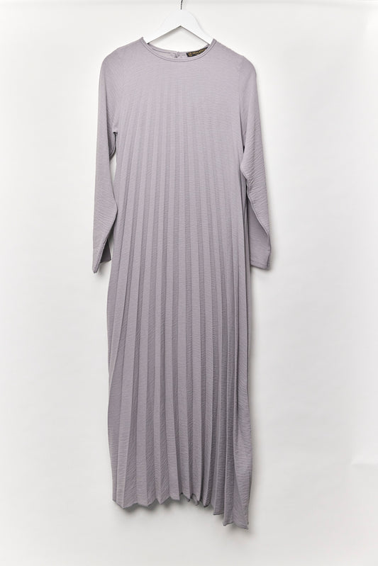 Womens Grey pleated maxi dress size 12