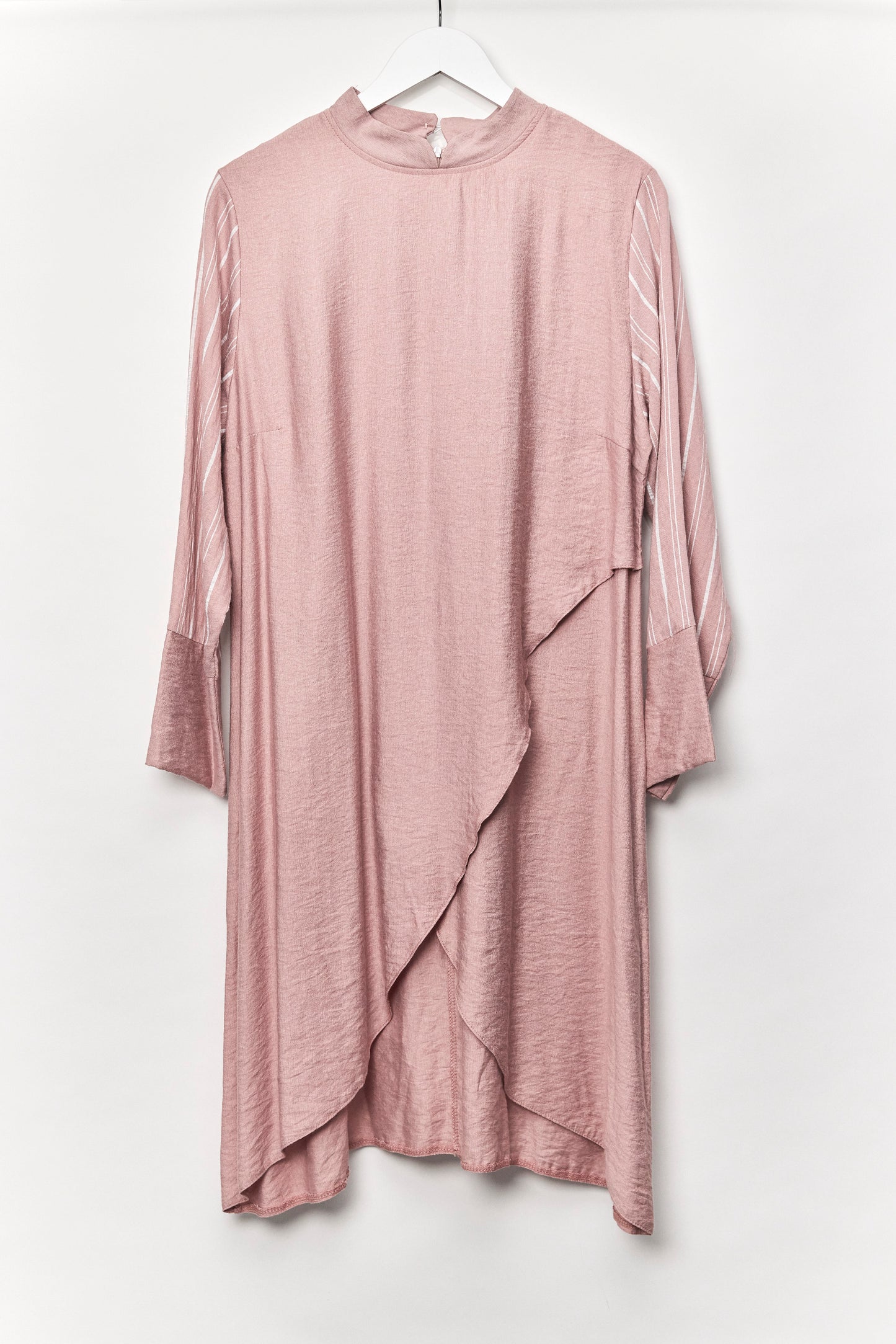 Womens pink modest wear midi dress size 12