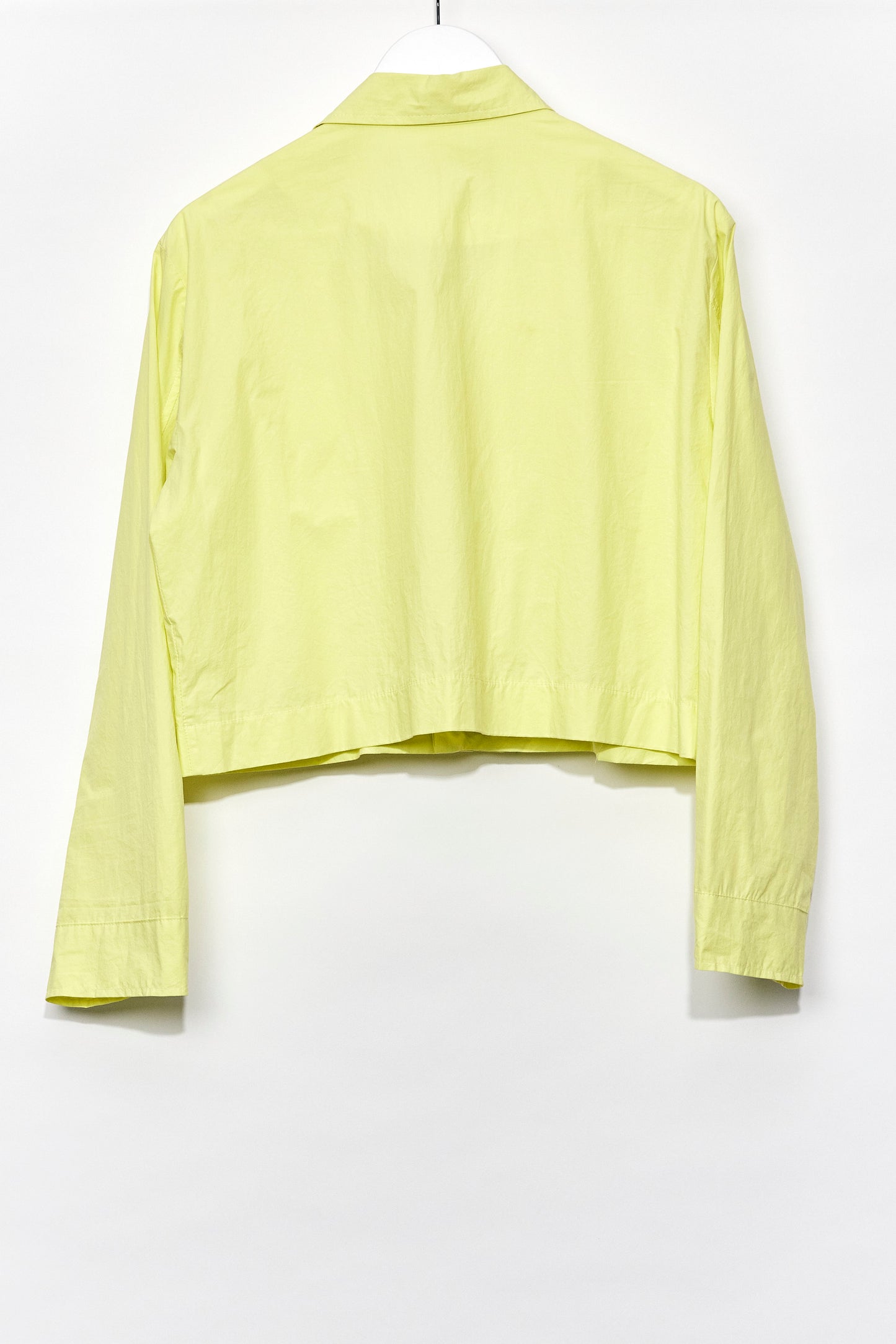 Womens Glassworks Yellow cropped utility jacket size small