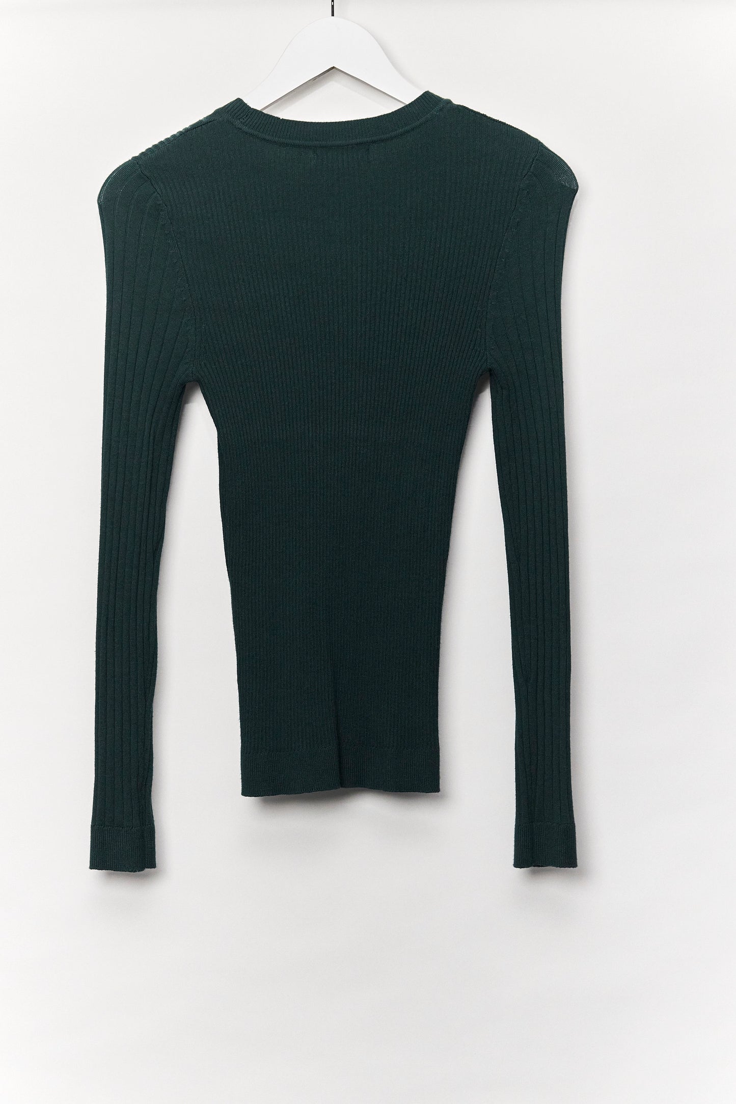Womens New Look Green Ribbed sweater Size 8