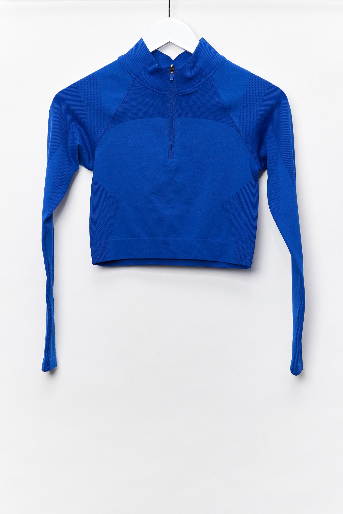 Womens ASOS Blue Cropped sport top size Small