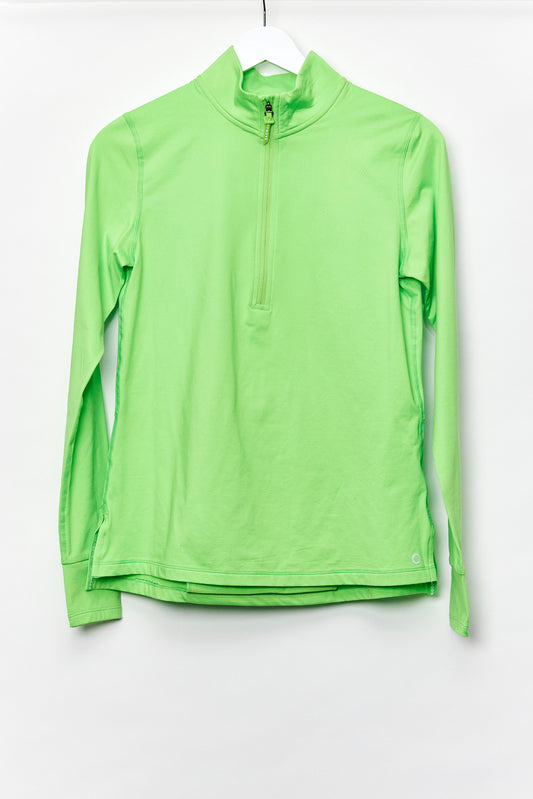 Womens M&S Move Lime Green Sport Top size Small