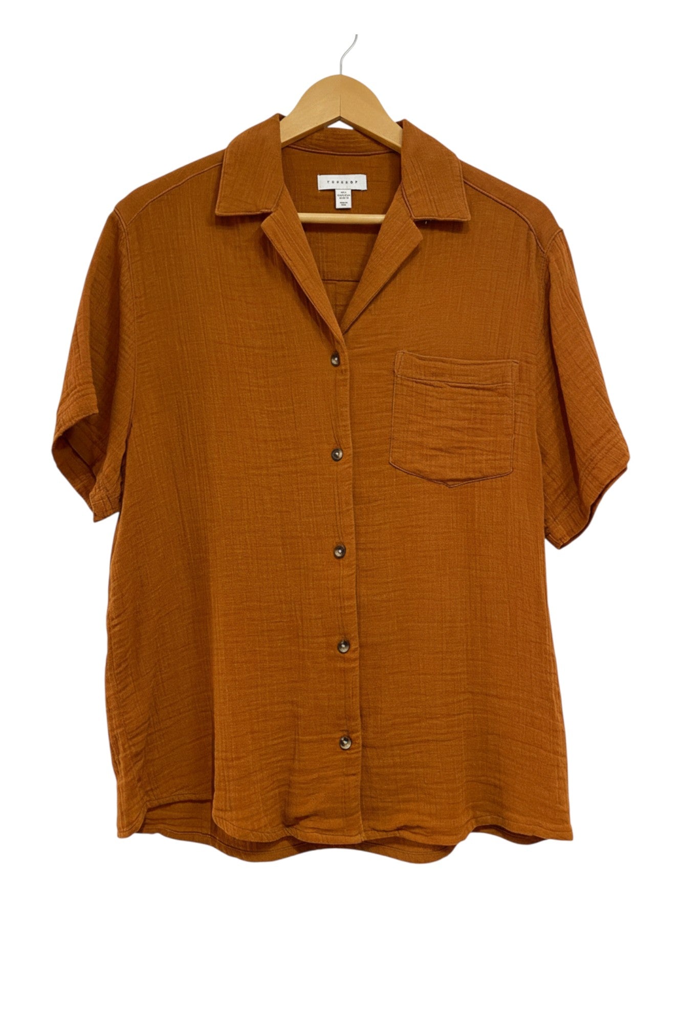 Womens Topshop Short sleeve shirt size 10