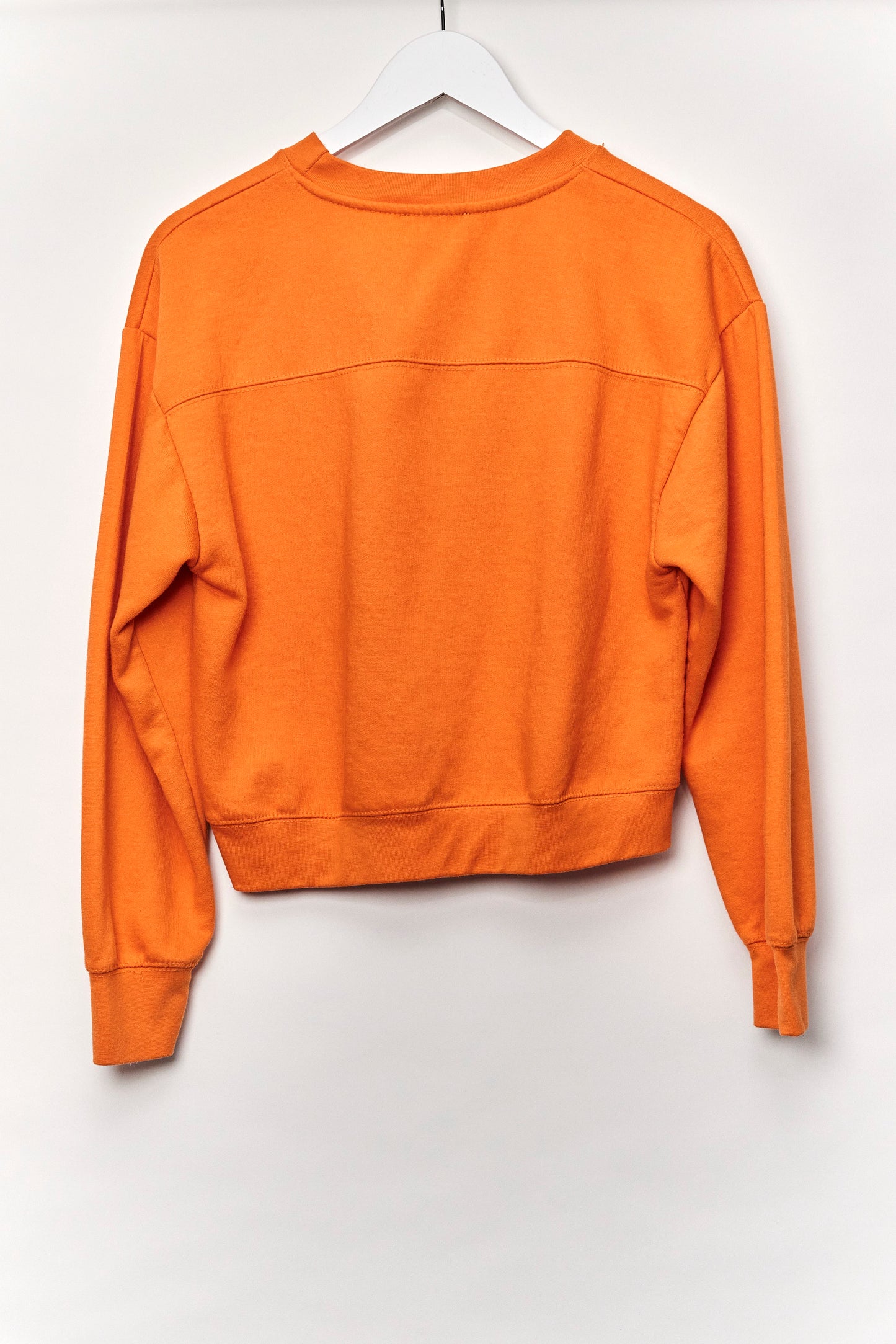 Womens Orange Sweatshirt Size Small