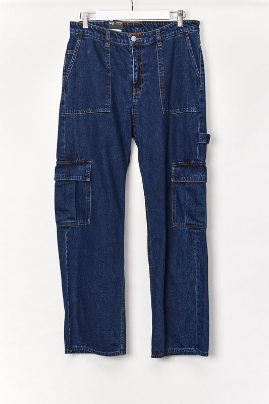 Womens Monki Cargo Jeans Size 10